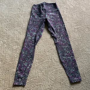 Lululemon Wunder Under Floral Print Leggings Size 6